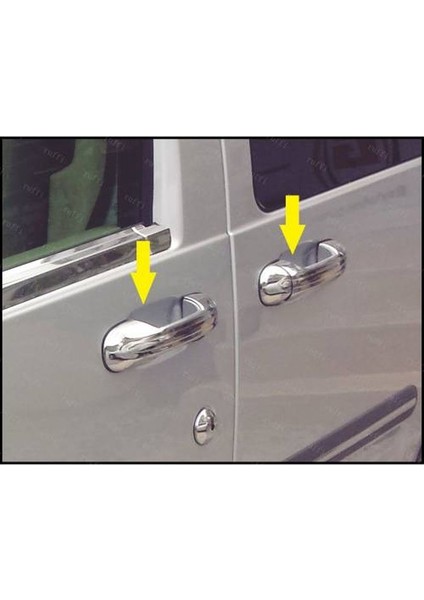 Ford Connect 2004-2014 Arası Krom Kapı Kolu 4 Kapı Paslanmaz Çelik