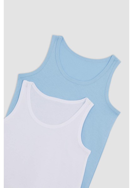 Fit Erkek Çocuk Regular Fit 2'li Atlet V4445A622AU