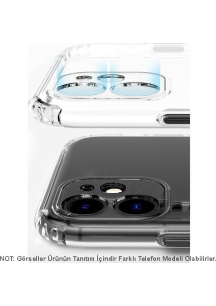 Apple iPhone 5s Kapak Kamera Korumalı Tıpalı Şeffaf Silikon Kılıf