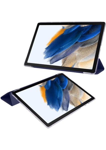 Samsung Galaxy Tab A8 10.5 Inç (2021) Prime Smart Case Tablet Kılıfı (X200-X205-X207) Gold