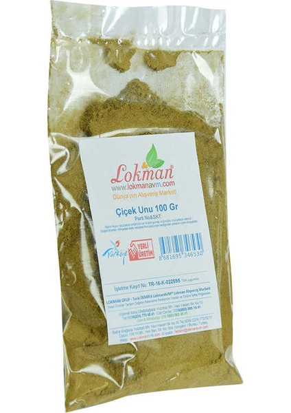 Çiçek Unu 100 gr Paket