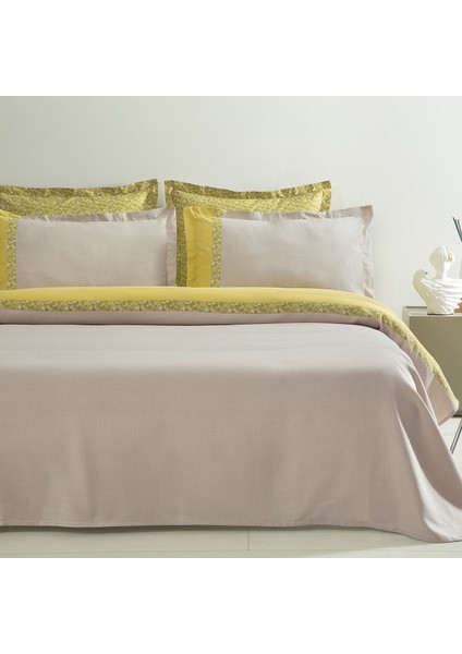 Lorella Çift Kişilik Pike Takımı - Yağ Yeşili