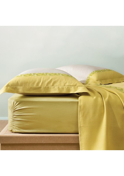 Lorella Çift Kişilik Pike Takımı - Yağ Yeşili fiyatları