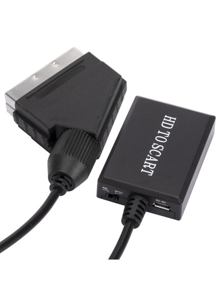 5083 HDMI To Scart 1080P Hd Av Video Çevirici Dönüştürücü Adaptör