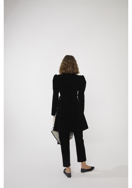 Kadife Detaylı Tüvit Ceket modelleri