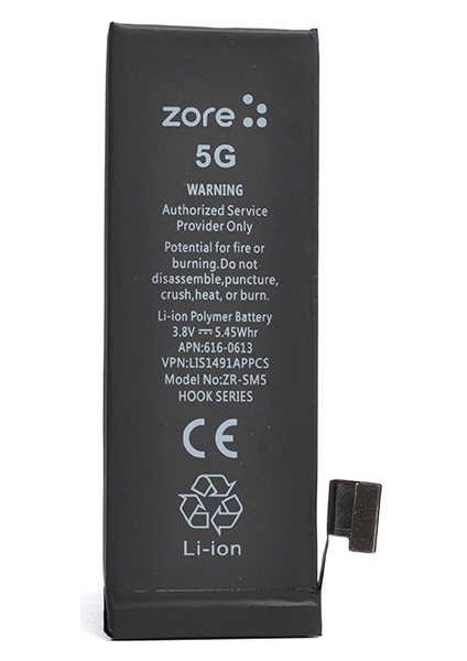 Zore IPHONE 5g Hook Batarya 1500MAH A++