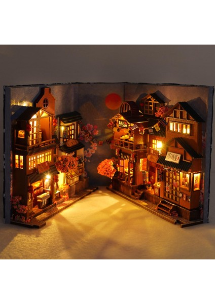 Ahşap Kitap Köşe Dollhouse (Yurt Dışından) fiyatları