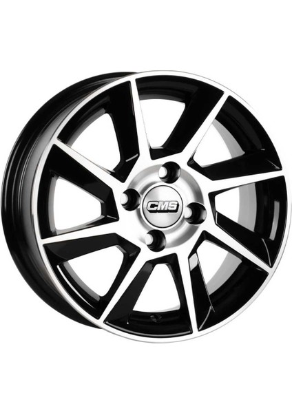 CMS-831-01 6.0X14-4X100 ET35 67.2 Diamond Black Gloss Jant (4 Adet)