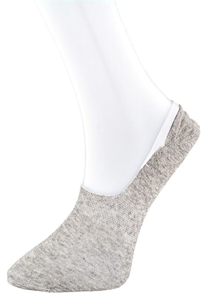 Erkek Gri Babet Çorap 6 Çift