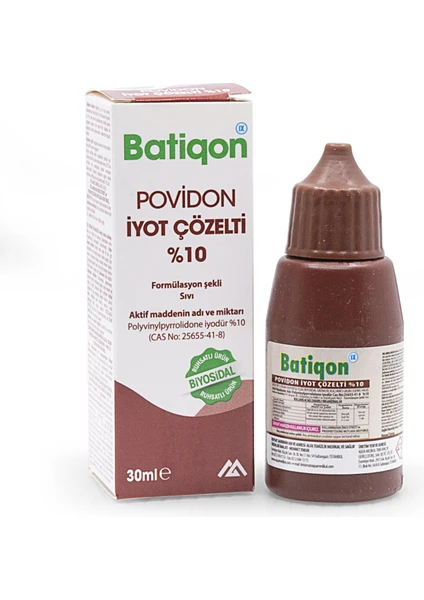 Batiqonix Povidon Iyot Çözelti %10