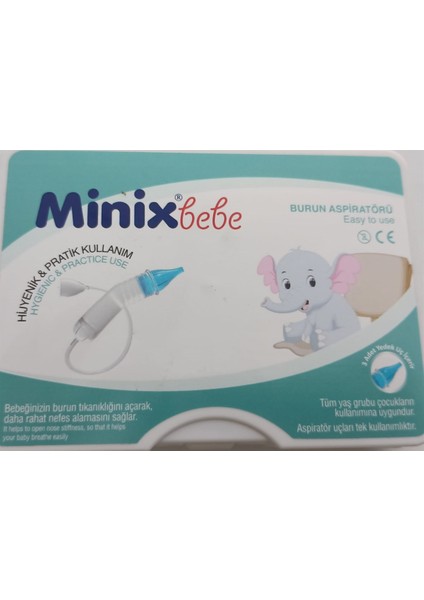 Minix Bebe Burun Aspiratörü