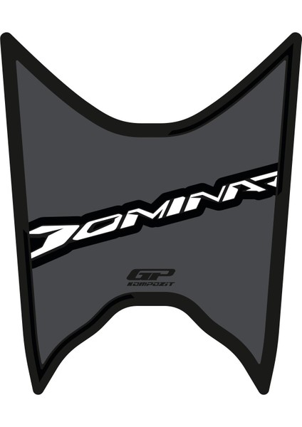 Bajaj Dominar 250 / 400 2020-2024 Uyumlu Tank Pad Gri