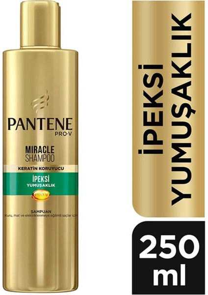 Miracle Ipeksi Yumuşaklık Keratin Koruyuculu Şampuan 250 Ml