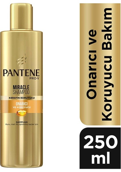 Miracle Onarıcı Ve Koruyucu Bakım Keratin Koruyuculu Şampuan 250 Ml