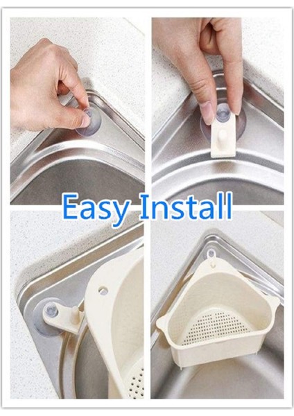 Üçgen Meyve-Sebze Yıkama Süzgeci - Bej (Yurt Dışından) modelleri