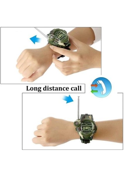 2 Adet 7 In 1 Walkie Talkie Çocuklar Için, Iki Yönlü Radyo Walkie Talkie Saatler Çocuklar Için Oyuncak Hediyeler fırsatları