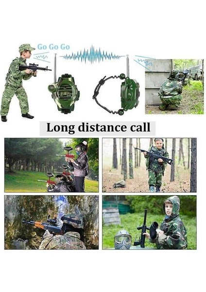 2 Adet 7 In 1 Walkie Talkie Çocuklar Için, Iki Yönlü Radyo Walkie Talkie Saatler Çocuklar Için Oyuncak Hediyeler indirimleri