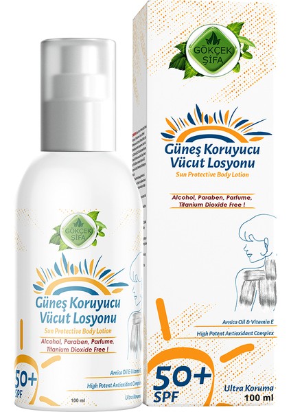 Güneş Koruyucu Vücut Losyonu 100 ml.