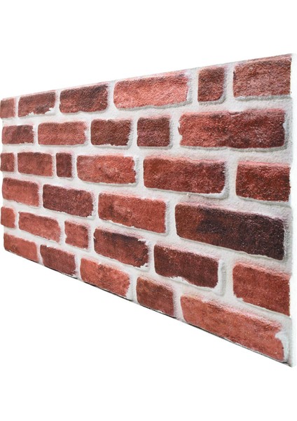 5 Adet(2,5m2) x Tuğla Desenli 3 Boyutlu Renkli Strafor Köpük Duvar Kaplama Paneli (BR-535)