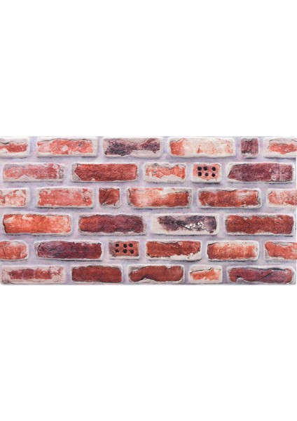 5 Adet (2,5m2) x Tuğla Desenli 3 Boyutlu Renkli Strafor Köpük Duvar Kaplama Paneli (BR-543)