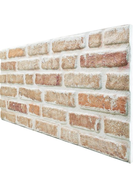 5 Adet (2,5m2) x Tuğla Desenli 3 Boyutlu Renkli Strafor Köpük Duvar Kaplama Paneli (BR-550)