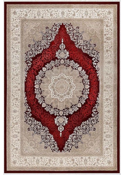 Salon Halısı Klasik Eskitme Bordo Vizon Kaydırmaz Kesme Yıkanabilir Ince Halı Tüysüz Kilim fiyatları