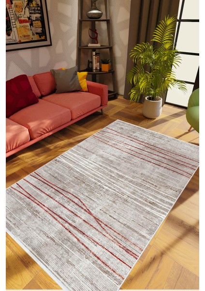 Salon Halısı Doku Eskitme Bej Kahverengi Bordo Beyaz Kaydırmaz Yıkanabilir Ince Halı Tüysüz Kilim