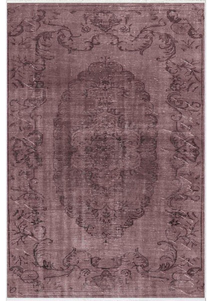 Salon Halısı Eskitme Kahverengi Eflatun Kaydırmaz Kesme Yıkanabilir Ince Halı Tüysüz Kilim fiyatları
