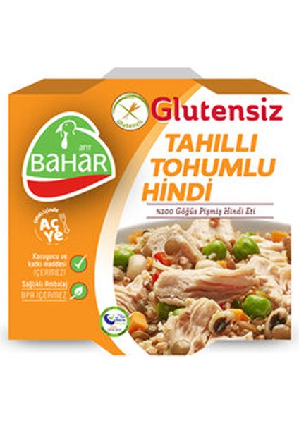 Ant Bahar Glutensiz Tahıllı Tohumlu Hindi Konserve 185 gr