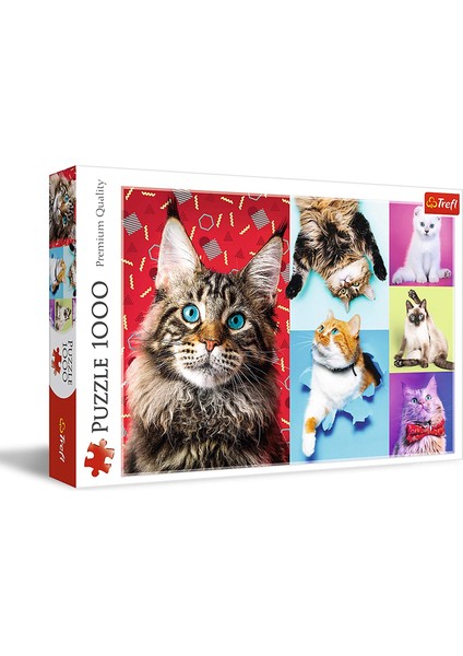 Trefl Puzzle Puzzle Happy Cats 1000 Parça