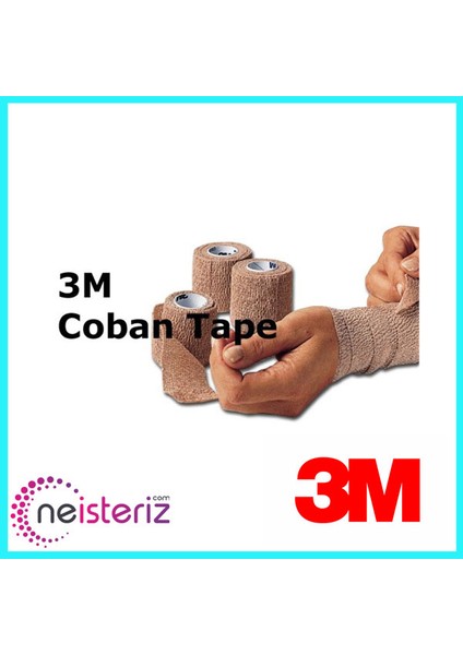1584 Coban Kendinden Yapışkanlı Sabitleme Bandajı 10CMX4,5M