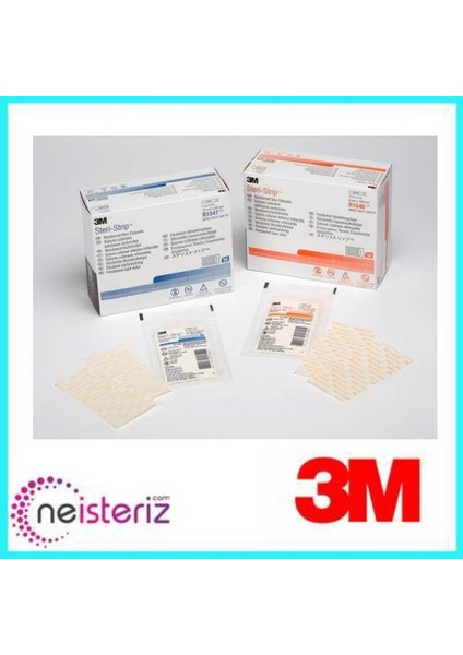 Steri-Strip Dikiş Bandı 12MM x 100MM R1547 1 Poşet