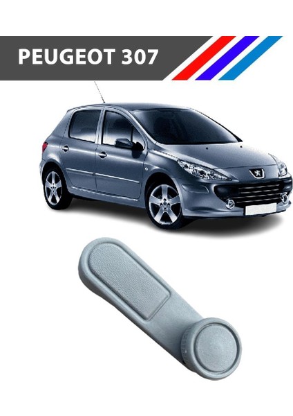 Peugeot 307 Cam Açma Kolu 1 Adet Gri Renk 2001 - 2008