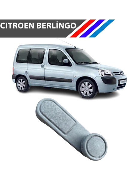 Citroen Berlingo Cam Açma Kolu 1 Adet Gri Renk 2003 - 2008