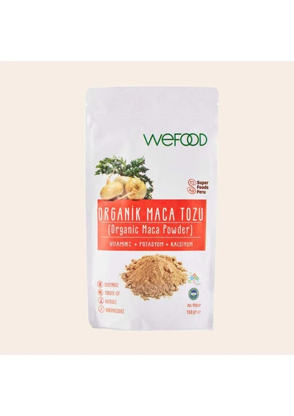 Organik Maca Tozu 100 gr (Maka Tozu)