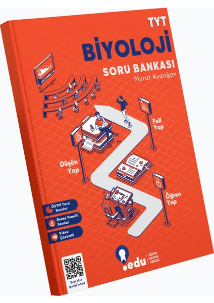 Edu Yayınları (Eğitim Destek Uzmanı) Tyt Biyoloji  Soru Bankası