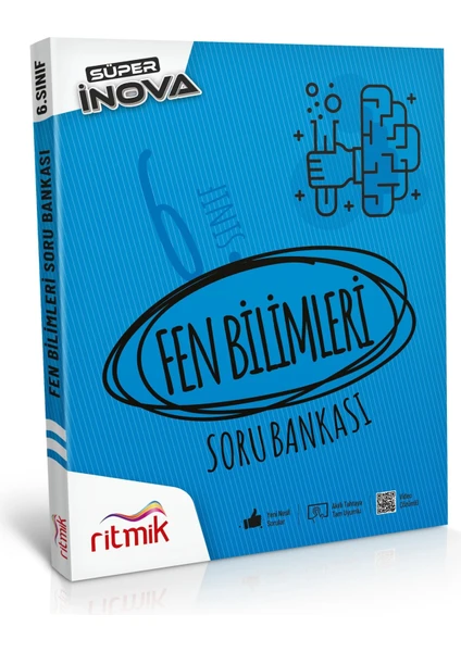 Ritmik Eğitim Yayınları 6. Sınıf - Fen Bilimleri - Süper Inova Soru Bankası (Ciltli)