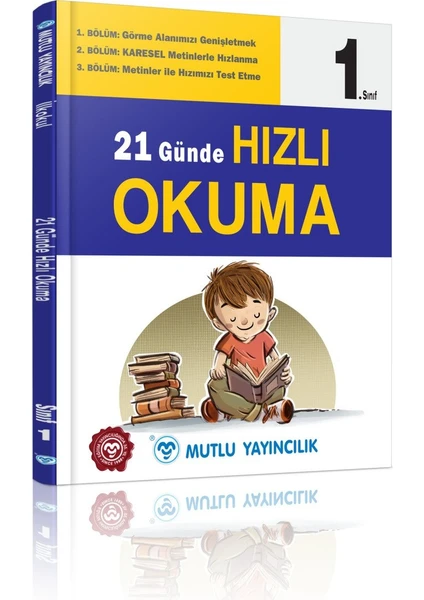 Mutlu Yayınları 1.sınıf 21 Günde Hızlı Okuma