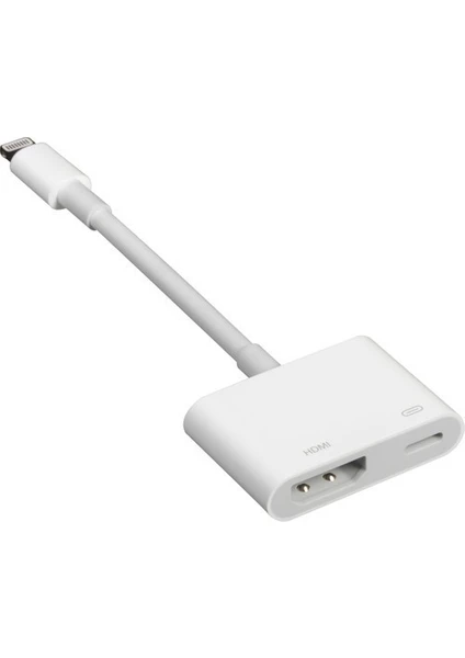 2131 iPhone 6 7 8 11 12 13 Xr Lightning To HDMI Çevirici Dönüştürücü Kablo Adaptör