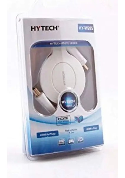 HY-W285 HDMI To HDMI 1.3m Altın Uçlu 24K 1.4 Ver. 3D Makaralı Kablo