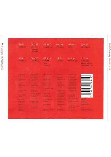 Reef – Getaway CD