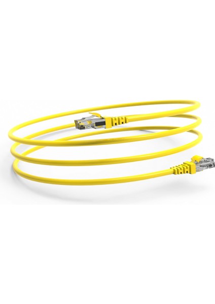 ICAT6-01TS 1m CAT6 Sarı Kablo