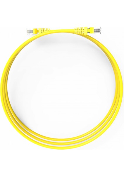 ICAT6-01TS 1m CAT6 Sarı Kablo