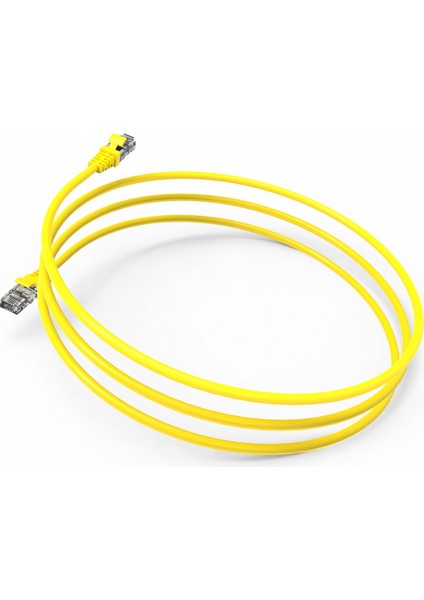 ICAT6-01TS 1m CAT6 Sarı Kablo