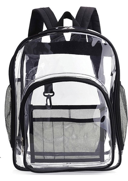 Kadın Sırt Çantası Şeffaf Seyahat Suya Dayanıklı Pvc Depolama Okul Çantası (Yurt Dışından)