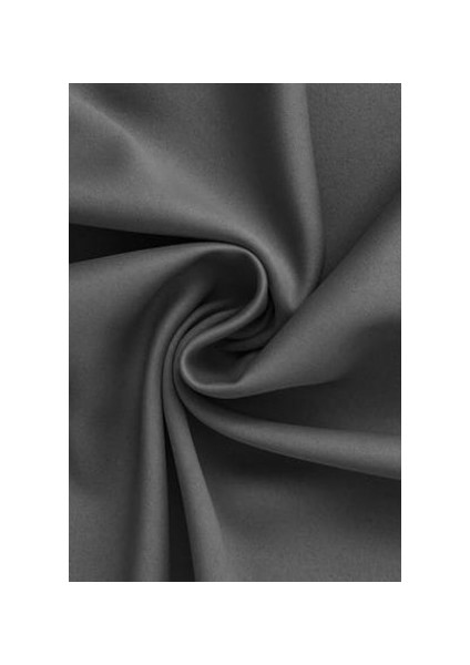 Blackout (Karartma) Fon Perde-Güneşlik Pilesiz Extraforlu Düz Dikim Koyu Gri fırsatları