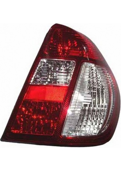2002 - 2008 Renault Clio Sd Stop Lambası Sağ (Kırmızı - Beyaz) (Pleksan) (Oem NO:8200403982)