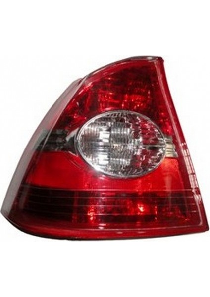 2005 - 2007 Ford Focus Sd Modifiye Stop Lambası Sol Ortası Yuvarlak Beyaz - Nikelajlı Gıha Tipi (Famella) (Oem NO:5M5113A602GA)