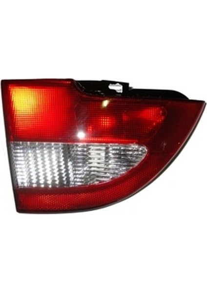 Renault Megane - 1999 - 2002 Iç Stop Lambası Sol (Kırmızı - Beyaz) Sedan (Duysuz) (Pleksan) (Oem NO:7700428052)