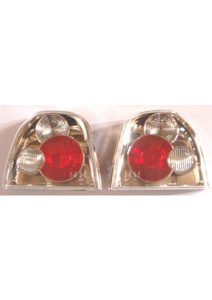 1992 - 1998 Volkswagen Golf 3 Modifiye Stop Lambası Sağ - Sol Set 2 Parça Nikelajlı (Tyc)